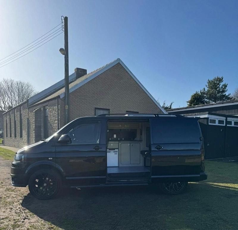Used VW T6 102 HP (75 kW) 2015 Black Van