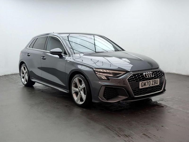 Used Audi A3 Sportback S-Line 150 HP (110 kW) 2020 Grey Hatchback