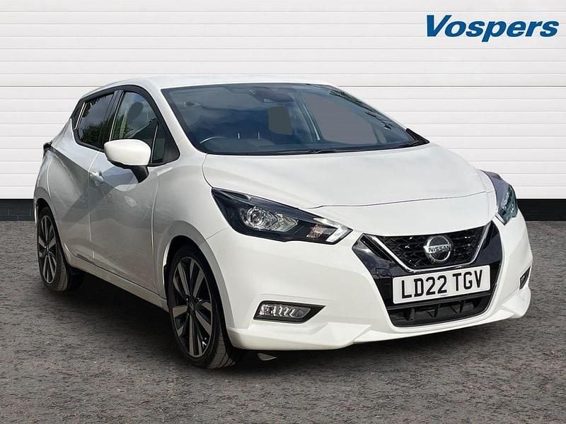White Used 2022 Nissan Micra Tekna Hatchback | £14,500 (Fair price) - Image 1/3