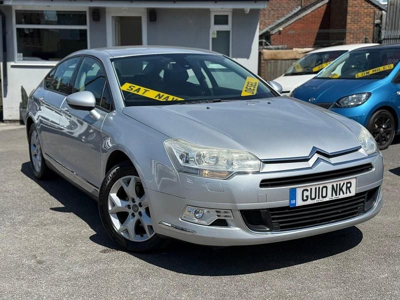Silver Used 2010 Citroën C5 VTR Sport Sedan | £2,995 (Fair price) - Image 1/4