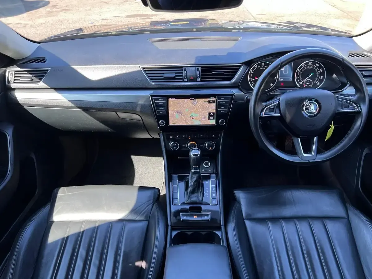Used Skoda Superb SE L Executive 280 HP (205 kW) 2016 Blue Hatchback