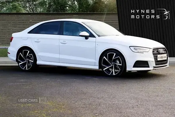Used Audi A3 S-Line 150 HP (110 kW) 2016 White Sedan