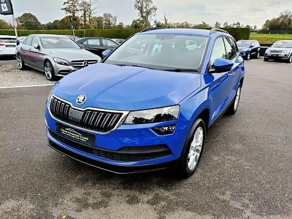 Used Skoda Karoq SE Technology 115 HP (84 kW) 2019 Blue SUV