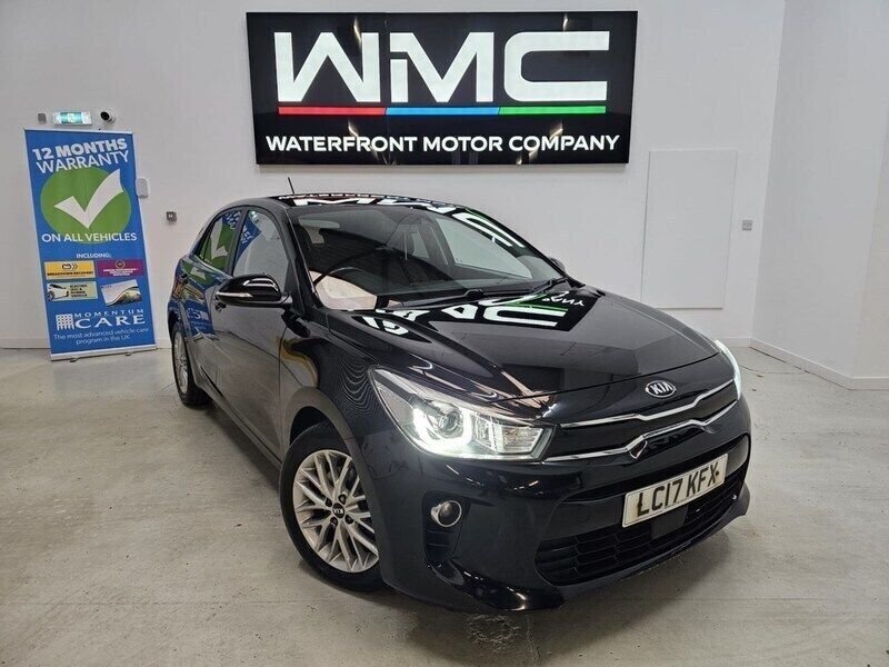 Black Used 2017 Kia Rio 2 Hatchback | £5,995 (Fair price) - Image 1/3