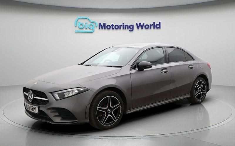 Used Mercedes A250 AMG line 259 HP (190 kW) 2021 Grey Sedan