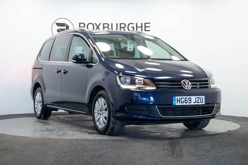Blue Used 2020 VW Sharan SE MPV | £9,750 (Good price) - Image 1/1