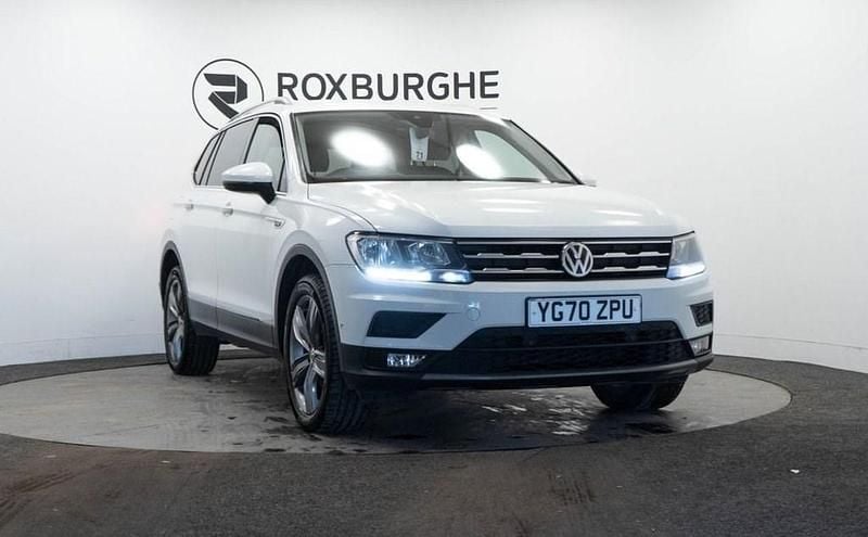 White Used 2020 VW Tiguan Allspace Match SUV | £14,499 (Fair price) - Image 1/4