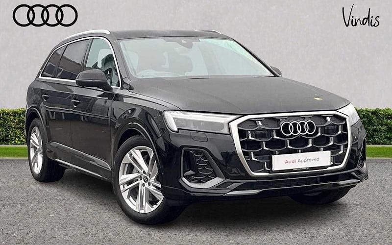 Black Used 2024 Audi Q7 S-Line SUV | £54,084 (A bit pricey) - Image 1/4