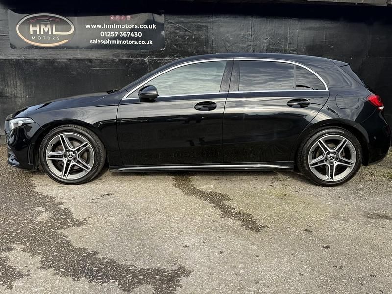 Used Mercedes A180 AMG line 2019 Black Hatchback