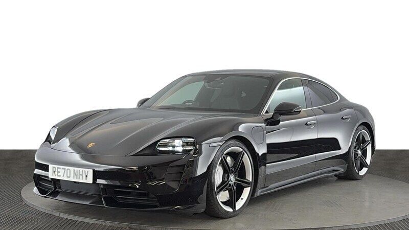 Black Used 2020 Porsche Taycan Turbo Sedan | £47,520 (Fair price) - Image 1/4