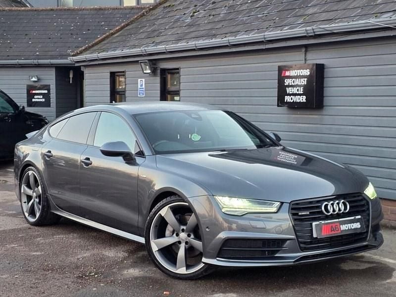 Grey Used 2017 Audi A7 Sportback Black Edition Hatchback | £14,989 (Fair price) - Image 1/4