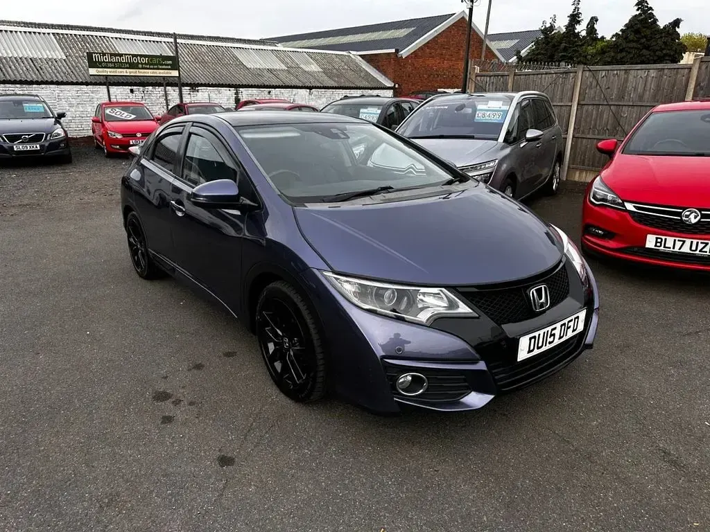 Used Honda Civic SR 120 HP (88 kW) 2015 Blue Hatchback