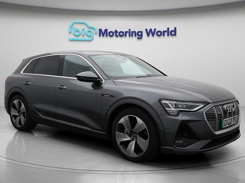 Grey Used 2022 Audi e-tron S-Line SUV | £22,800 (Fair price) - Image 1/4