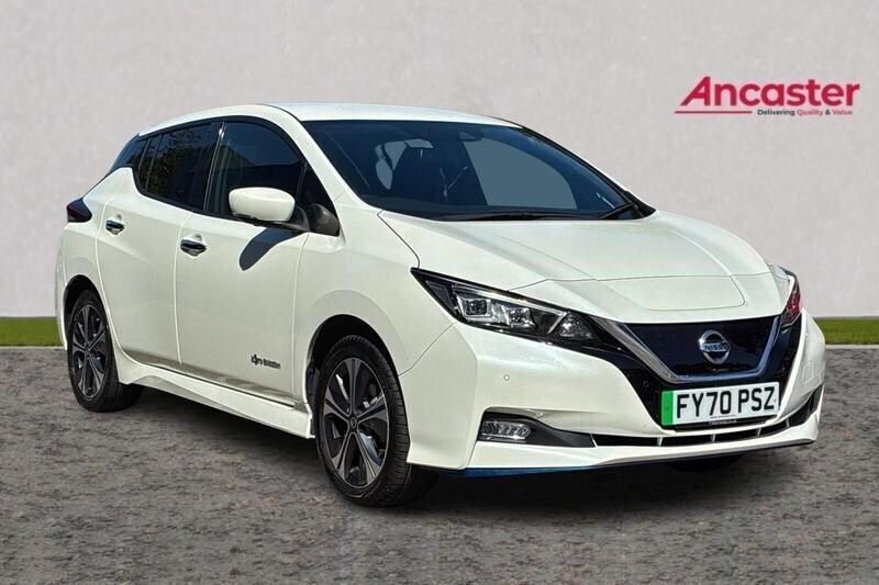 White Used 2020 Nissan Leaf Tekna Hatchback | £11,975 (Good price) - Image 1/4