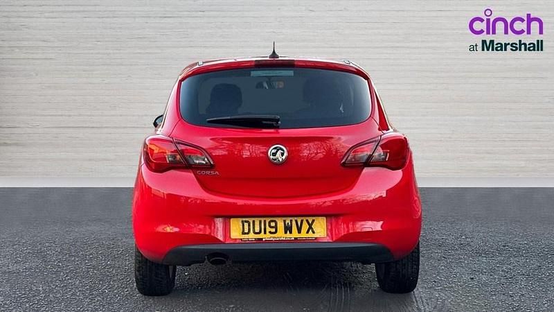 Used Vauxhall Corsa Sport 90 HP (66 kW) 2019 Red Hatchback