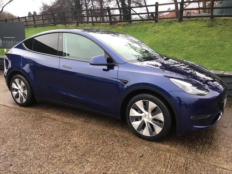 Used Tesla Model Y Long Range AWD 378 kW (514 HP) 2022 Blue SUV