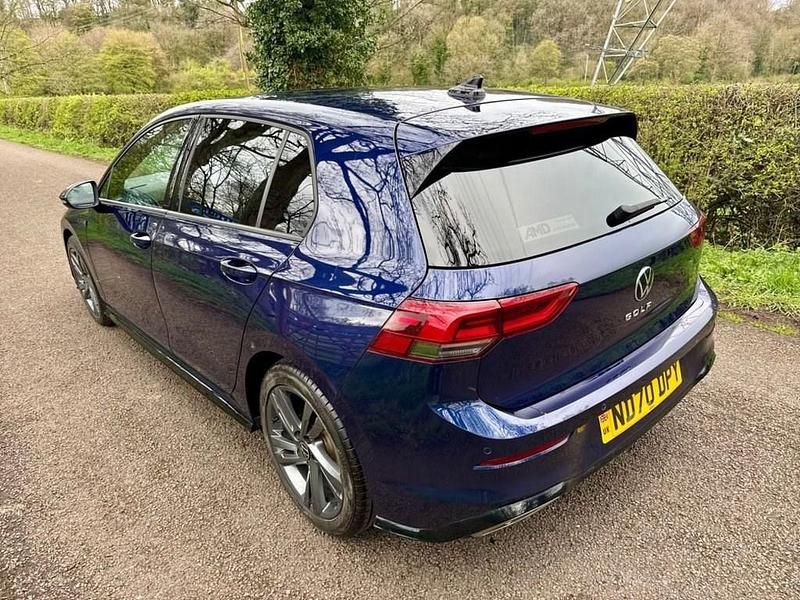 Used VW Golf VII R-line 150 HP (110 kW) 2021 Blue Hatchback