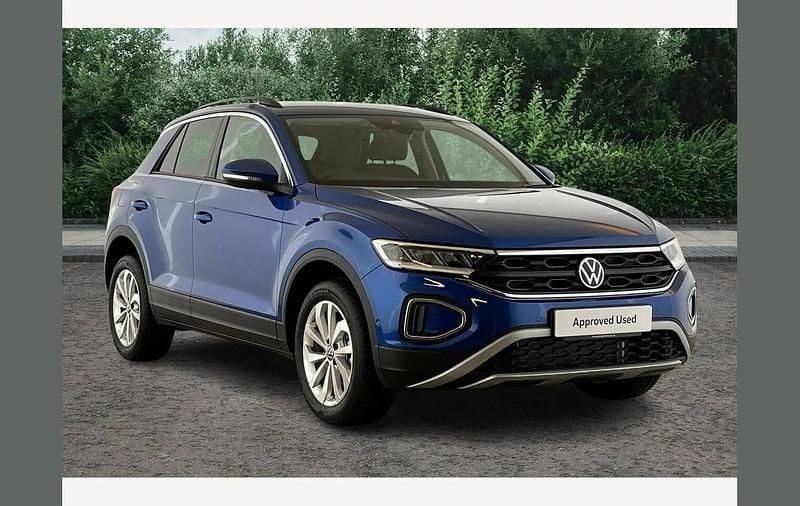 Blue New 2025 VW T-Roc Match SUV | £25,190 (Super price) - Image 1/3