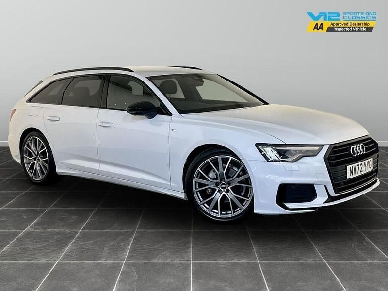 White Used 2022 Audi A6 Black Edition Estate | £27,795 (Fair price) - Image 1/2