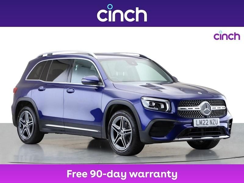 Blue Used 2022 Mercedes GLB200 AMG line SUV | £25,099 (A bit pricey) - Image 1/3