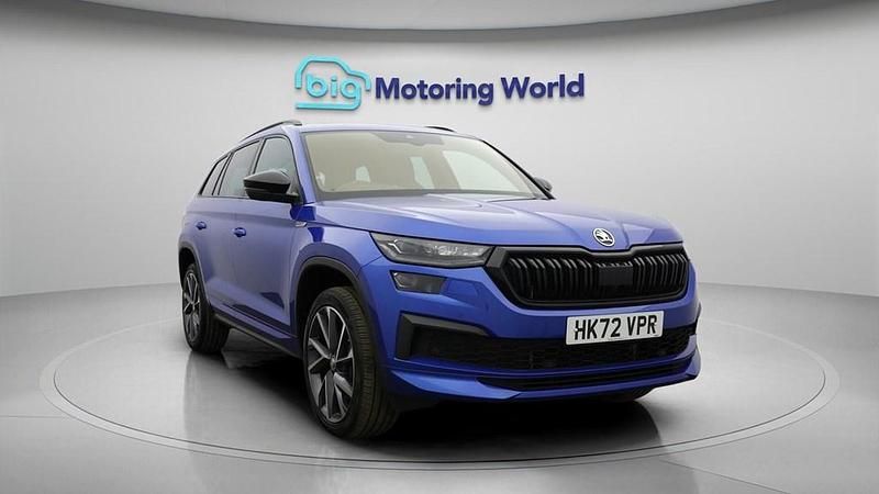 Used Skoda Kodiaq SportLine 200 HP (147 kW) 2023 Blue SUV