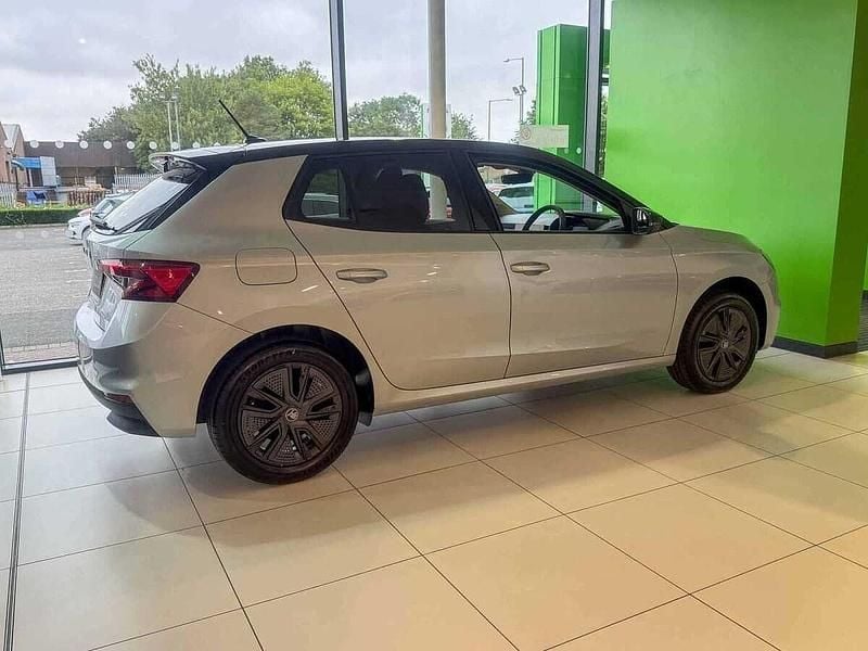 Used Skoda Fabia Design Edition 85 HP (62 kW) 2025 Brilliant silver metallic black magic pearl effect Hatchback