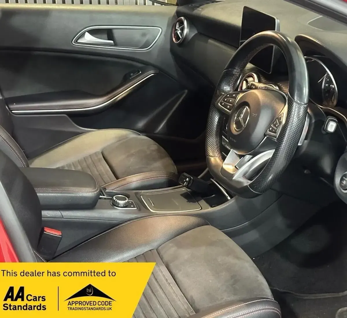 Used Mercedes A200 AMG line 2017 Red Hatchback