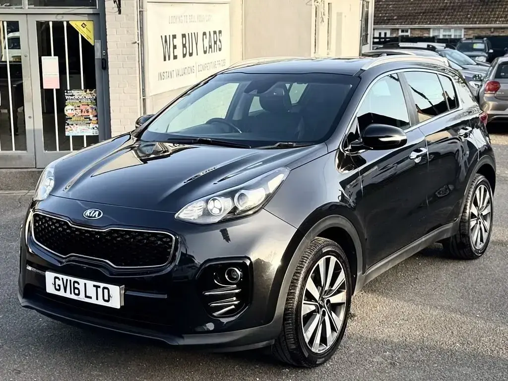 Used Kia Sportage 114 HP (83 kW) 2016 Black SUV