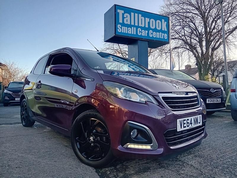 Mauve/purple Used 2014 Peugeot 108 Allure Hatchback | £4,250 (Fair price) - Image 1/3