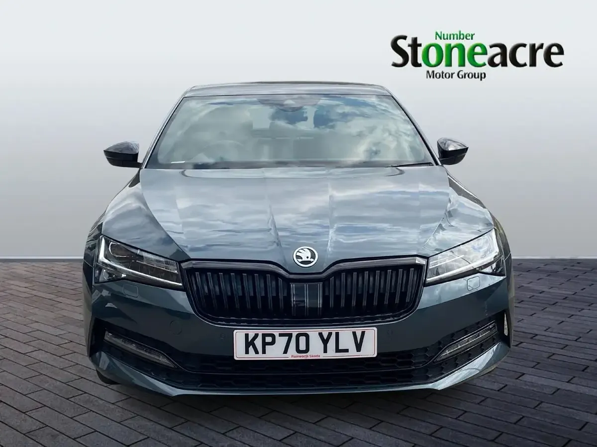 Used Skoda Superb SportlinePlus 190 HP (139 kW) 2020 Grey Hatchback