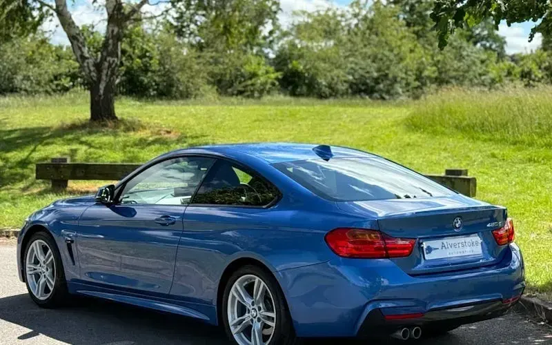 Used BMW 420 Coupé M Sport 190 HP (139 kW) 2015 Blue Coupe