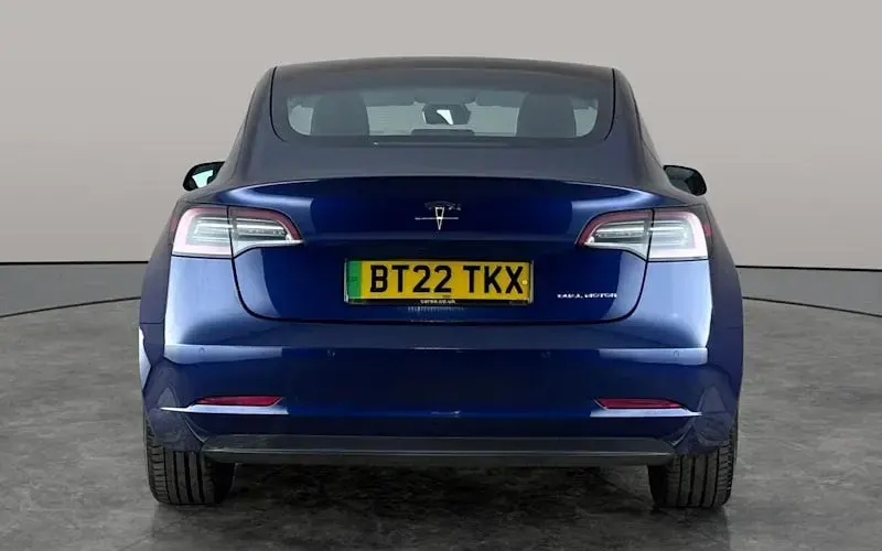 Used Tesla Model 3 Long Range AWD 366 kW (498 HP) 2022 Blue Sedan