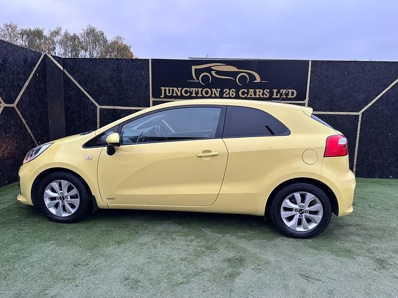 Used Kia Rio 2015 Yellow Hatchback