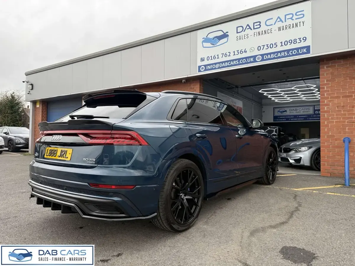 Used Audi Q8 Sport 286 HP (210 kW) 2018 Blue SUV