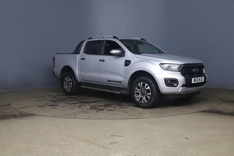 Silver Used 2021 Ford Ranger Wildtrack Pickup | £14,999 (Good price) - Image 1/3