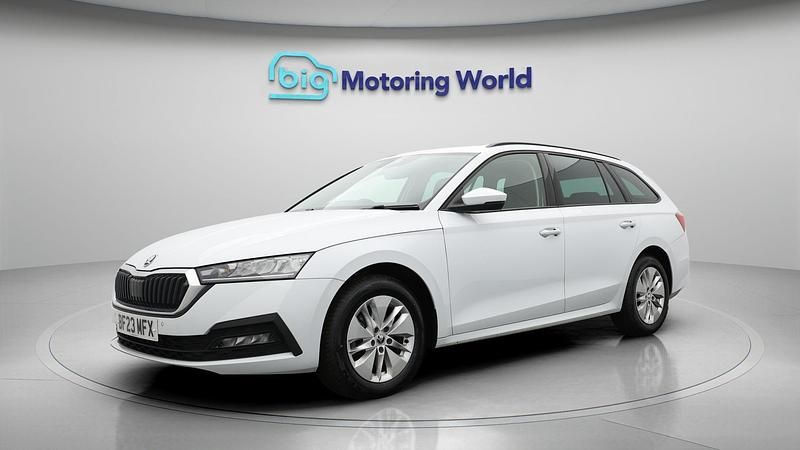 Used Skoda Octavia SE Technology 109 HP (80 kW) 2023 White Estate