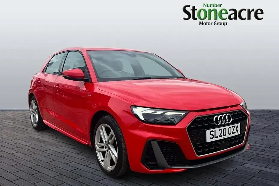 Used Audi A1 Sportback S-Line 150 HP (110 kW) 2020 Red Hatchback