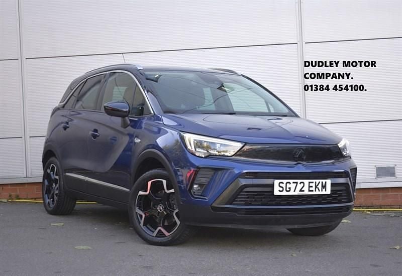 Used Vauxhall Crossland Ultimate 130 HP (95 kW) 2022 Blue SUV
