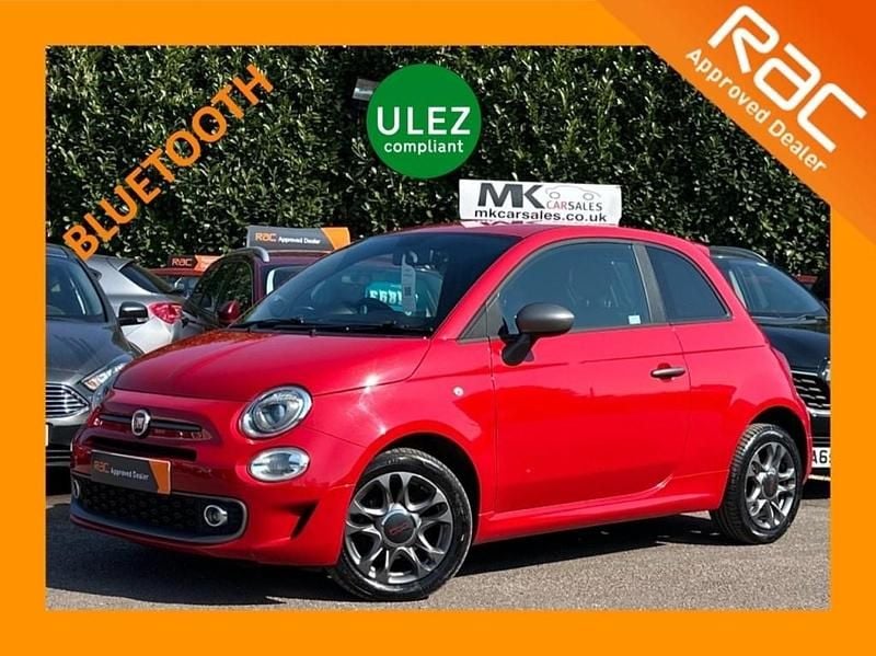 Red Used 2018 Fiat 500 S Hatchback | £7,995 (Fair price) - Image 1/3