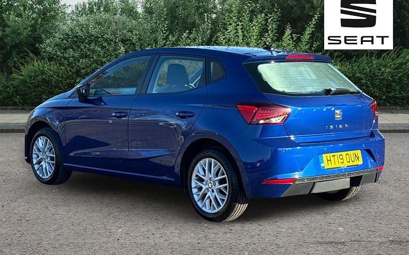 Used Seat Ibiza SE 95 HP (69 kW) 2019 Mystery blue Hatchback