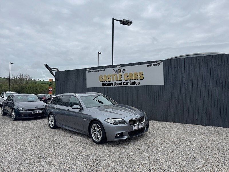 Space grey Used 2014 BMW 520 M Sport Estate | £13,295 (Expensive) - Image 1/4
