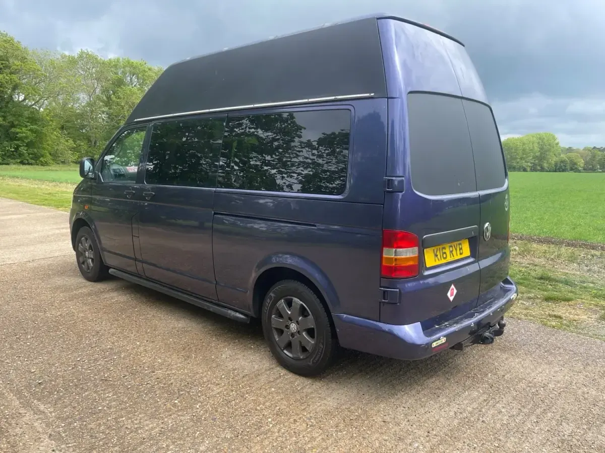 Used VW Transporter 130 HP (95 kW) 2005 Blue Van