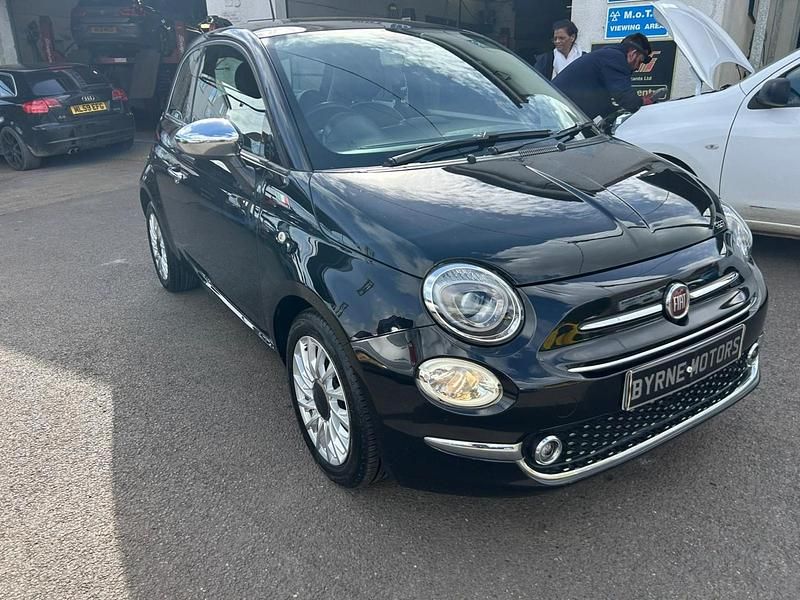 Used Fiat 500 Lounge 69 HP (50 kW) 2016 Black Hatchback