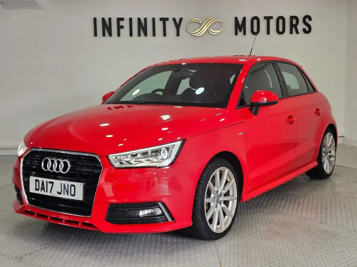 Used Audi A1 Sportback S-Line 125 HP (91 kW) 2017 Red Hatchback
