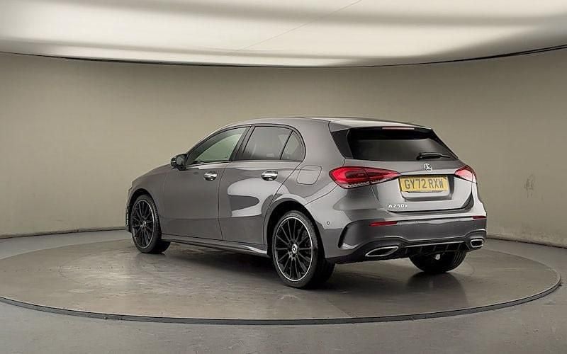 Used Mercedes A250 AMG line 218 HP (160 kW) 2022 Mountain grey Hatchback