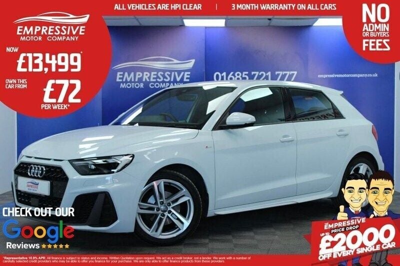 White Used 2019 Audi A1 Sportback S-Line Hatchback | £13,499 (A bit pricey) - Image 1/4