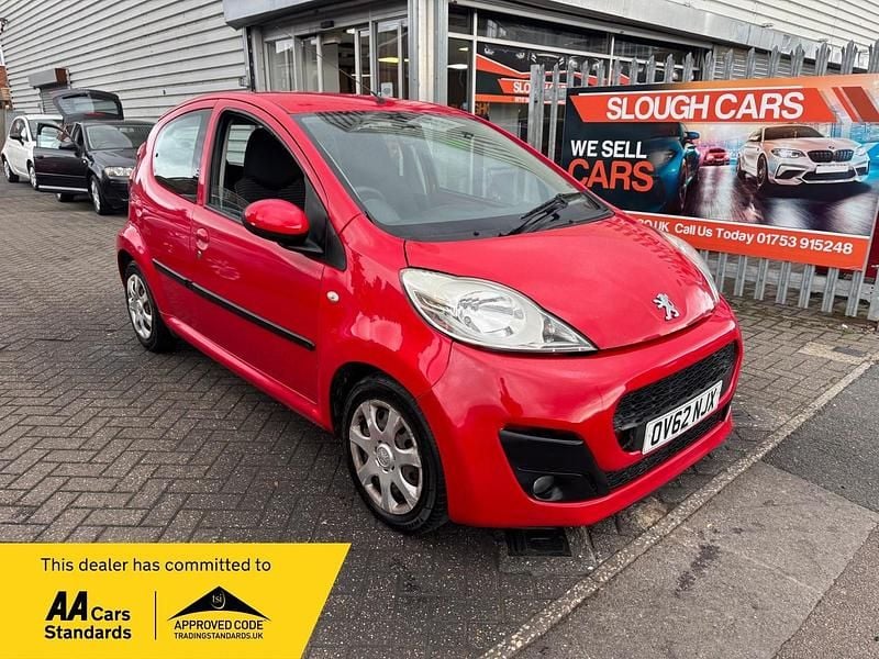 Red Used 2012 Peugeot 107 Active Hatchback | £1,395 (Good price) - Image 1/4