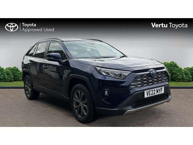 Blue Used 2022 Toyota RAV4 Hybrid Design SUV | £27,364 (Good price) - Image 1/4