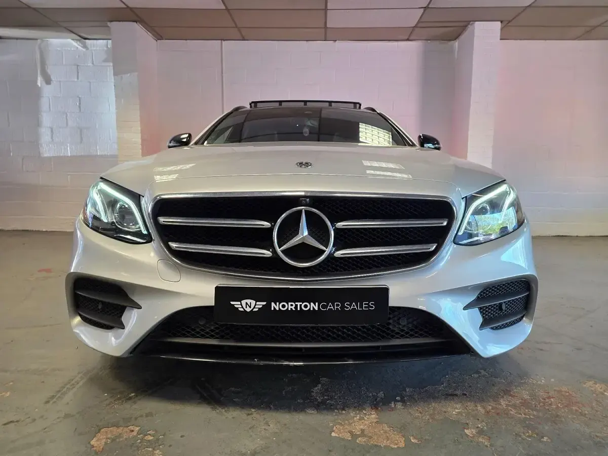 Used Mercedes E220 AMG line 2020 Silver Estate
