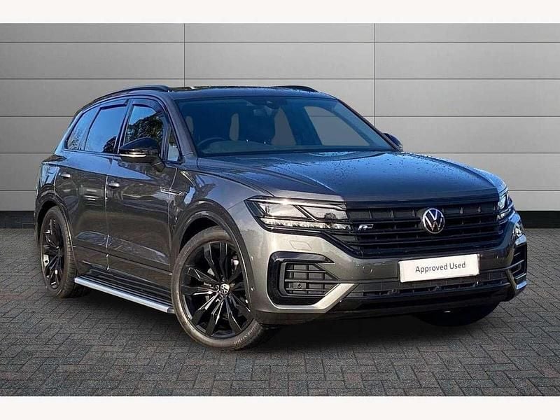 Grey Used 2021 VW Touareg Black Edition SUV | £46,150 (Expensive) - Image 1/3